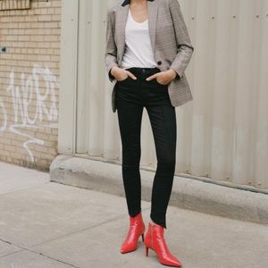 Rag & Bone high rise ankle skinny.